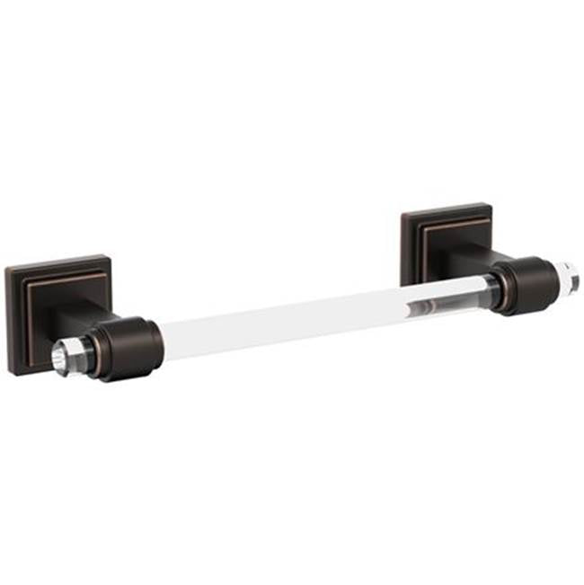 Amerock - Glacio Towel Bar - Clear,Oil Rubbed Bronze