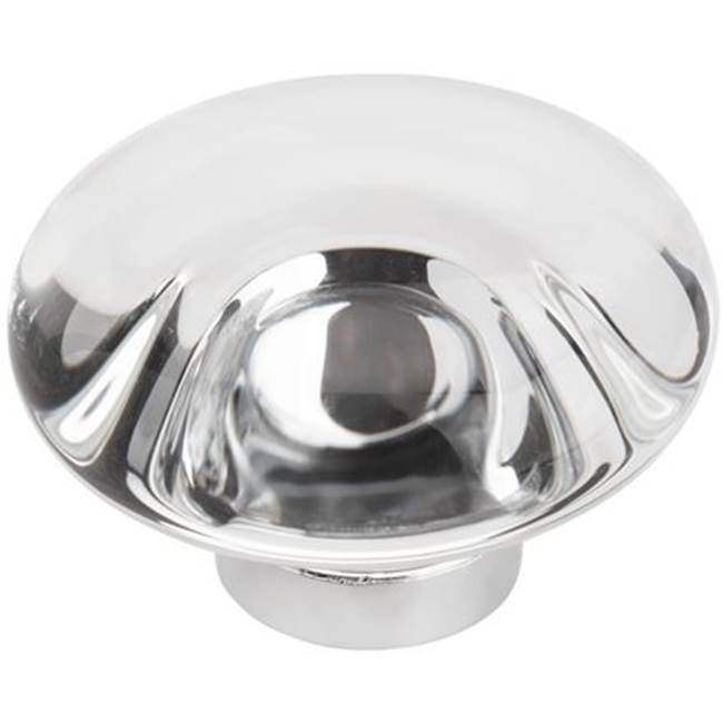 Amerock - Glacio Knobs - Clear,Polished Chrome