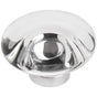 Amerock - Glacio Knobs - Clear,Polished Chrome