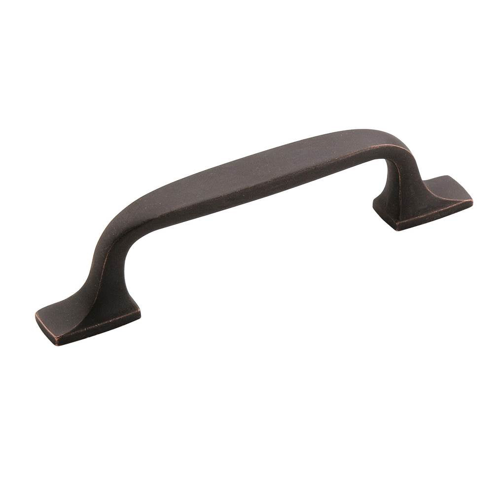 Amerock - Highland Ridge 3 in (76 mm) Center-to-Center Dark-Oiled Bronze Cabinet Pull - Dark Oiled Bronze