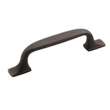 Amerock - Highland Ridge 3 in (76 mm) Center-to-Center Dark-Oiled Bronze Cabinet Pull - Dark Oiled Bronze
