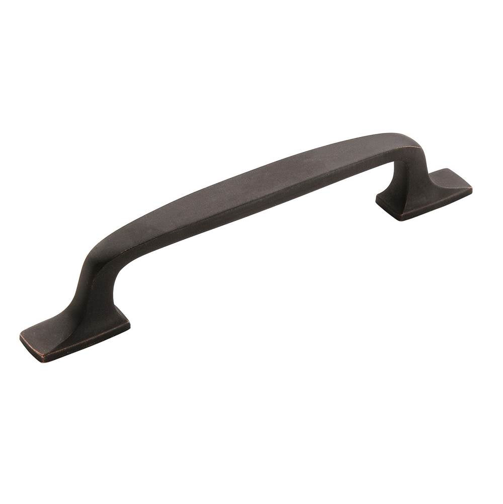 Amerock - Highland Ridge 5-1/16 in (128 mm) Center-to-Center Dark-Oiled Bronze Cabinet Pull - Dark Oiled Bronze