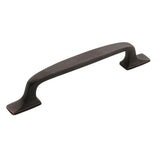 Amerock - Highland Ridge 5-1/16 in (128 mm) Center-to-Center Dark-Oiled Bronze Cabinet Pull - Dark Oiled Bronze