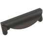 Amerock - Inspirations 3 in (76 mm) Center-to-Center Flat Black Cabinet Cup Pull - Flat Black