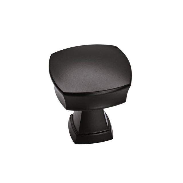 Amerock - AllisonE Value Hardware 1-1/4 in (32 mm) Length Matte Black Cabinet Knob - Matte Black