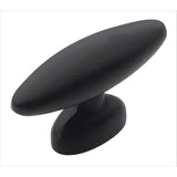 Amerock - Allison Value 1-9/16 in (40 mm) Length Flat Black Cabinet Knob - Flat Black