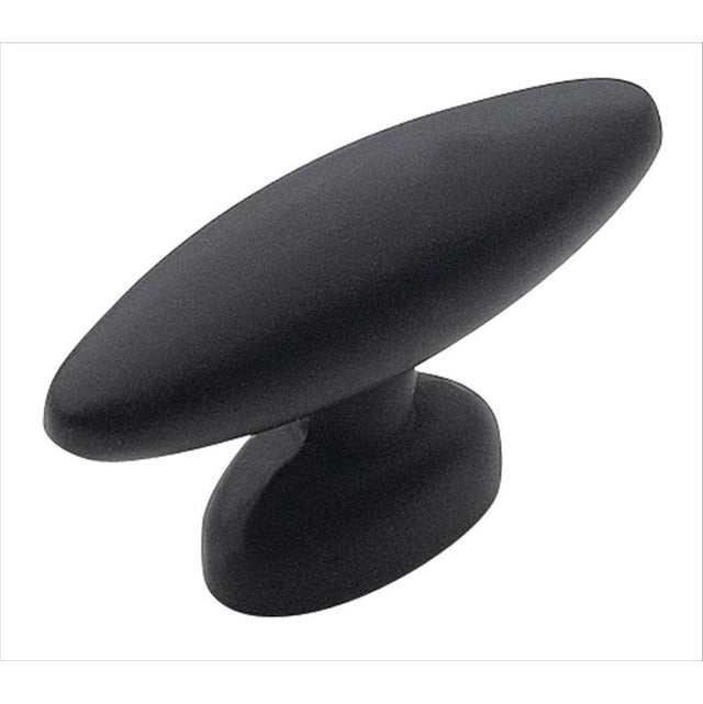 Amerock - Allison Value 1-9/16 in (40 mm) Length Flat Black Cabinet Knob - Flat Black