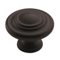 Amerock - Inspirations 1-3/4 in (44 mm) Diameter Flat Black Cabinet Knob - Flat Black