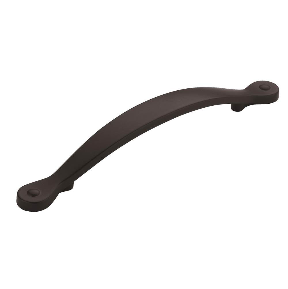 Amerock - Inspirations 5-1/16 in (128 mm) Center-to-Center Flat Black Cabinet Pull - Flat Black