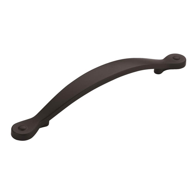 Amerock - Inspirations 5-1/16 in (128 mm) Center-to-Center Flat Black Cabinet Pull - Flat Black