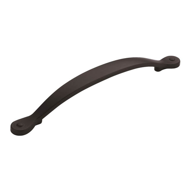 Amerock - Inspirations 6-5/16 in (160 mm) Center-to-Center Flat Black Cabinet Pull - Flat Black
