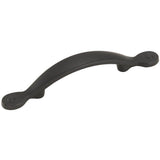 Amerock - Inspirations 3 in (76 mm) Center-to-Center Flat Black Cabinet Pull - Flat Black