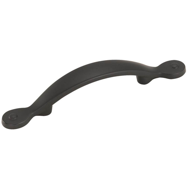 Amerock - Inspirations 3 in (76 mm) Center-to-Center Flat Black Cabinet Pull - Flat Black