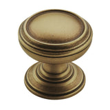 Amerock - Revitalize 1-1/4 in (32 mm) Diameter Gilded Bronze Cabinet Knob - Gilded Bronze