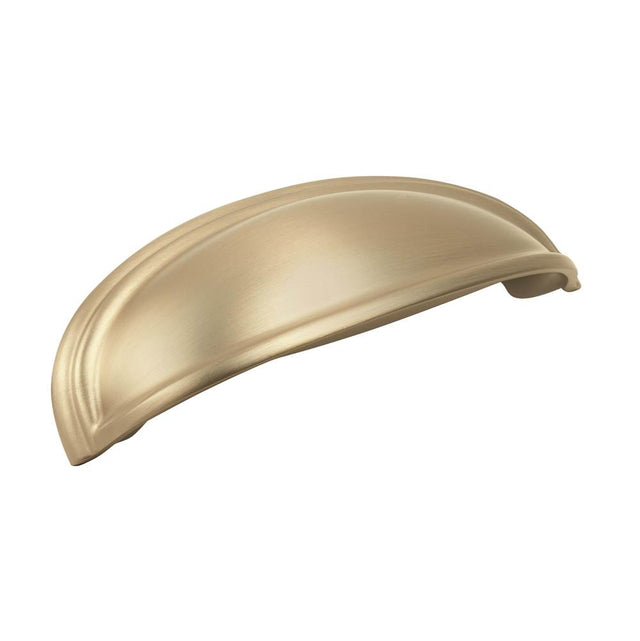 Amerock - Ashby 4 in (102 mm) and 3 in (76 mm) Center-to-Center Golden Champagne Cabinet Cup Pull - Golden Champagne