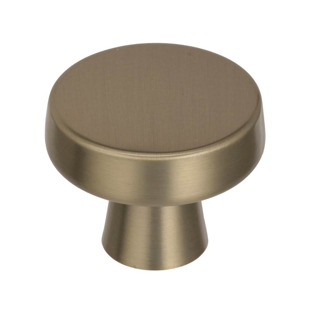 Amerock - Blackrock 1-5/16 in (33 mm) Diameter Golden Champagne Cabinet Knob - Golden Champagne