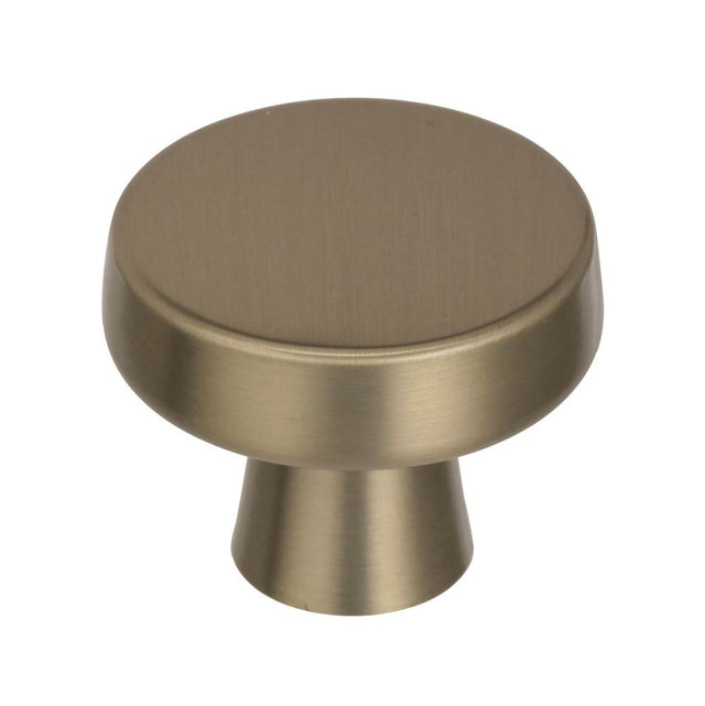 Amerock - Blackrock 1-5/16 in (33 mm) Diameter Golden Champagne Cabinet Knob - Golden Champagne