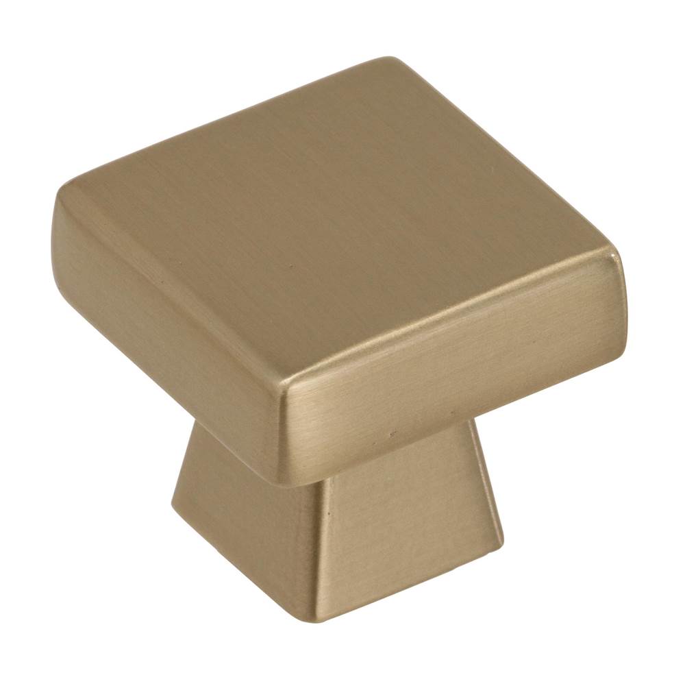 Amerock - Blackrock 1-3/16 in (30 mm) Length Golden Champagne Cabinet Knob - Golden Champagne