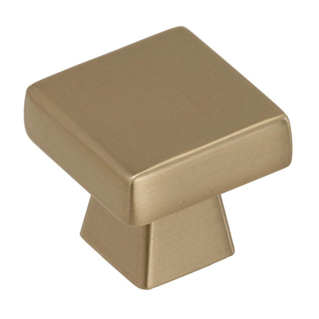Amerock - Blackrock 1-3/16 in (30 mm) Length Golden Champagne Cabinet Knob - Golden Champagne