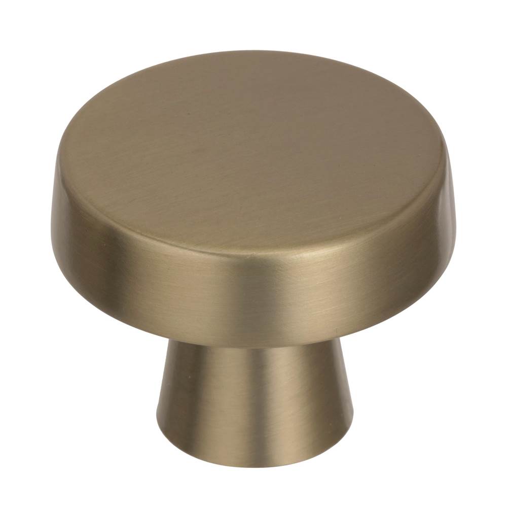 Amerock - Blackrock 1-5/8 in (44 mm) Diameter Golden Champagne Cabinet Knob - Golden Champagne