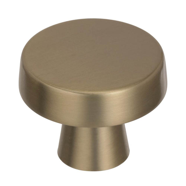 Amerock - Blackrock 1-5/8 in (44 mm) Diameter Golden Champagne Cabinet Knob - Golden Champagne