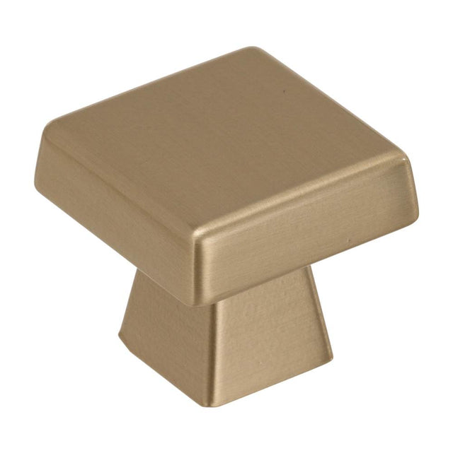 Amerock - Blackrock 1-1/2 in (38 mm) Length Golden Champagne Cabinet Knob - Golden Champagne