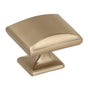 Amerock - Candler 1-1/2 in (38 mm) Length Golden Champagne Cabinet Knob - Golden Champagne