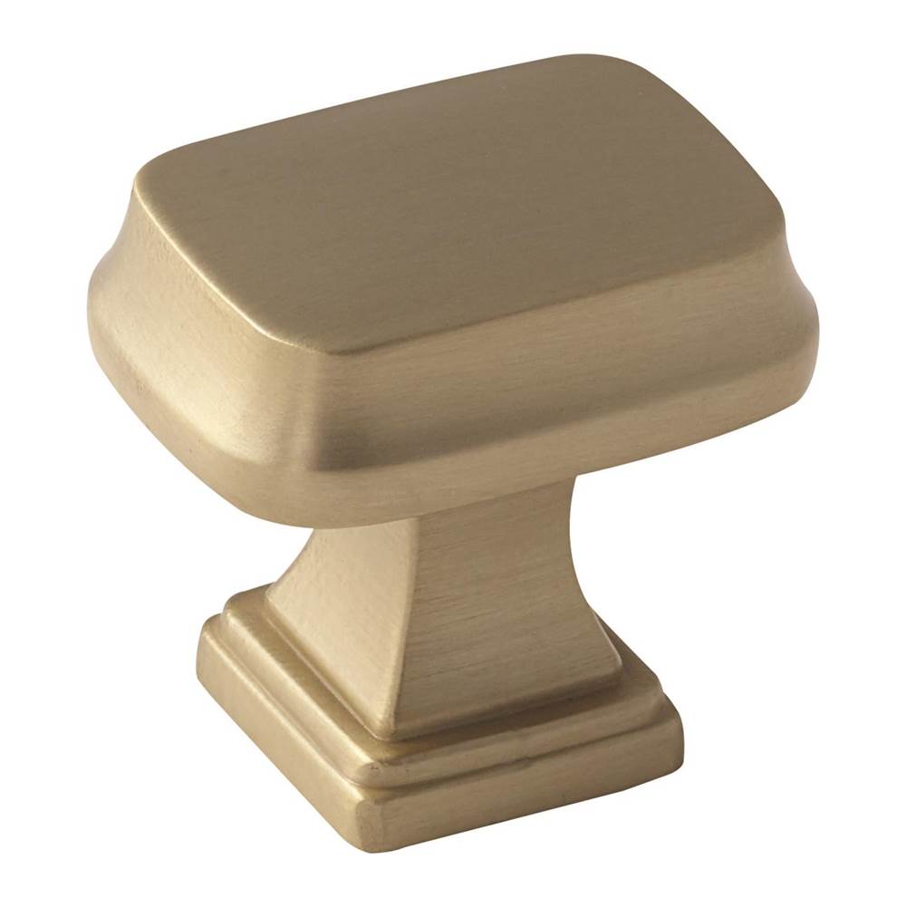 Amerock - Revitalize 1-1/4 in (32 mm) Length Golden Champagne Cabinet Knob - Golden Champagne