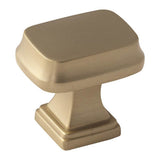Amerock - Revitalize 1-1/4 in (32 mm) Length Golden Champagne Cabinet Knob - Golden Champagne