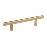 Amerock - Bar Pulls 3-3/4 in (96 mm) Center-to-Center Golden Champagne Cabinet Pull - Golden Champagne