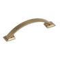 Amerock - Candler 3-3/4 in (96 mm) Center-to-Center Golden Champagne Cabinet Pull - Golden Champagne