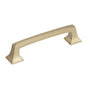 Amerock - Mulholland 3-3/4 in (96 mm) Center-to-Center Golden Champagne Cabinet Pull - Golden Champagne