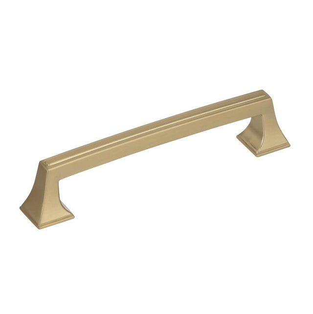 Amerock - Mulholland 5-1/16 in (128 mm) Center-to-Center Golden Champagne Cabinet Pull - Golden Champagne