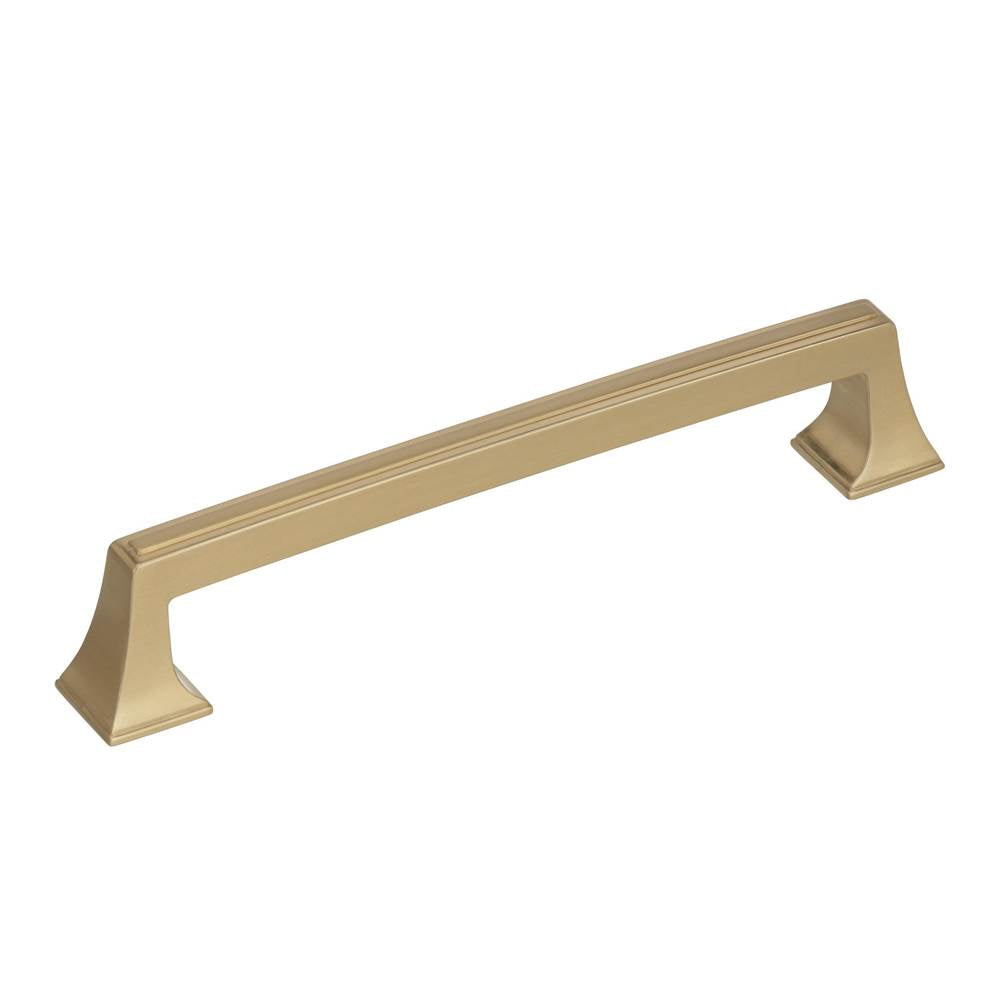 Amerock - Mulholland 6-5/16 in (160 mm) Center-to-Center Golden Champagne Cabinet Pull - Golden Champagne