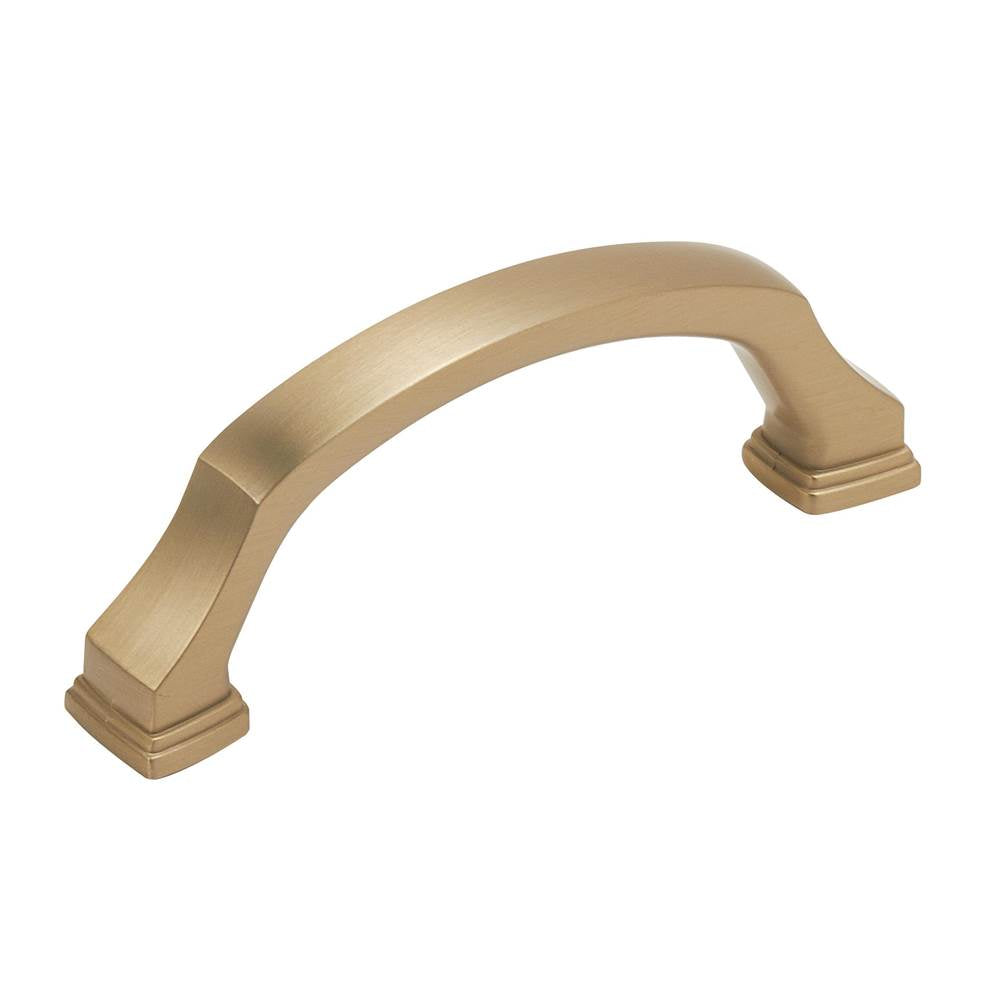 Amerock - Revitalize 3 in (76 mm) Center-to-Center Golden Champagne Cabinet Pull - Golden Champagne