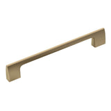 Amerock - Riva 6-5/16 in (160 mm) Center-to-Center Golden Champagne Cabinet Pull - Golden Champagne