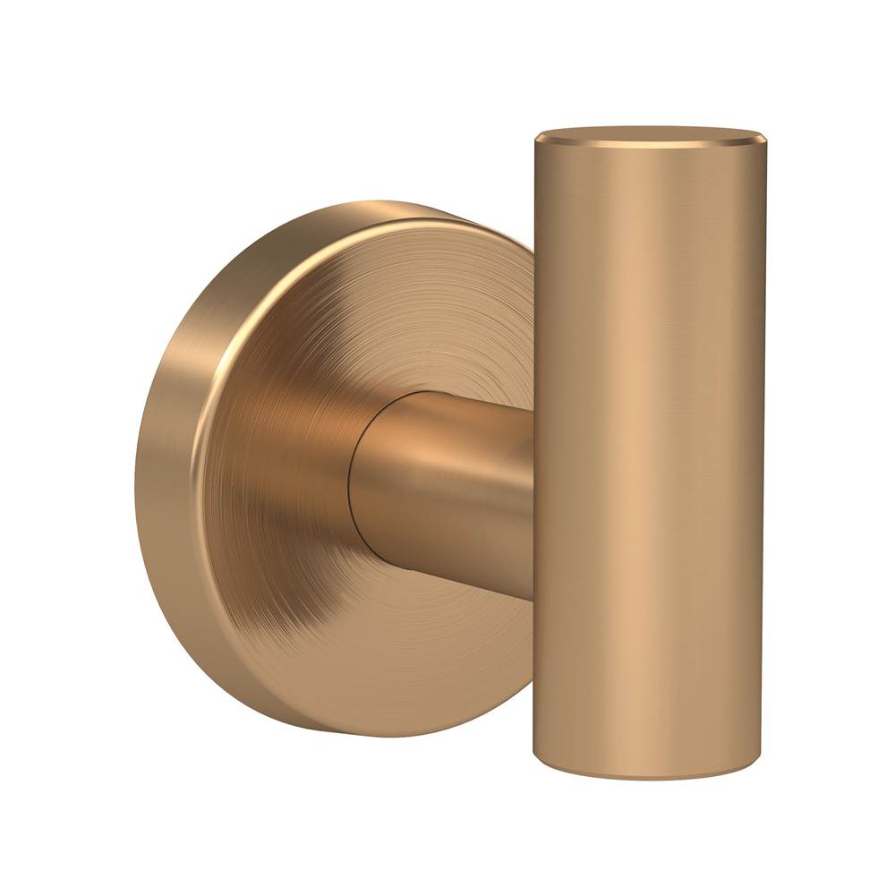 Amerock - Arrondi Single Robe Hook in Brushed Bronze/Golden Champagne - Golden Champagne