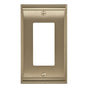 Amerock - Candler 1 Rocker Golden Champagne Wall Plate - Golden Champagne
