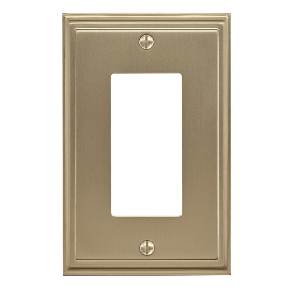 Amerock - Mulholland 1 Rocker Golden Champagne Wall Plate - Golden Champagne