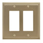 Amerock - Mulholland 2 Rocker Golden Champagne Wall Plate - Golden Champagne