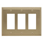 Amerock - Mulholland 3 Rocker Golden Champagne Wall Plate - Golden Champagne