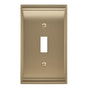 Amerock - Candler 1 Toggle Golden Champagne Wall Plate - Golden Champagne