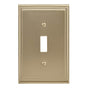 Amerock - Mulholland 1 Toggle Golden Champagne Wall Plate - Golden Champagne