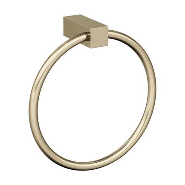 Amerock - Monument Towel Ring - Golden Champagne