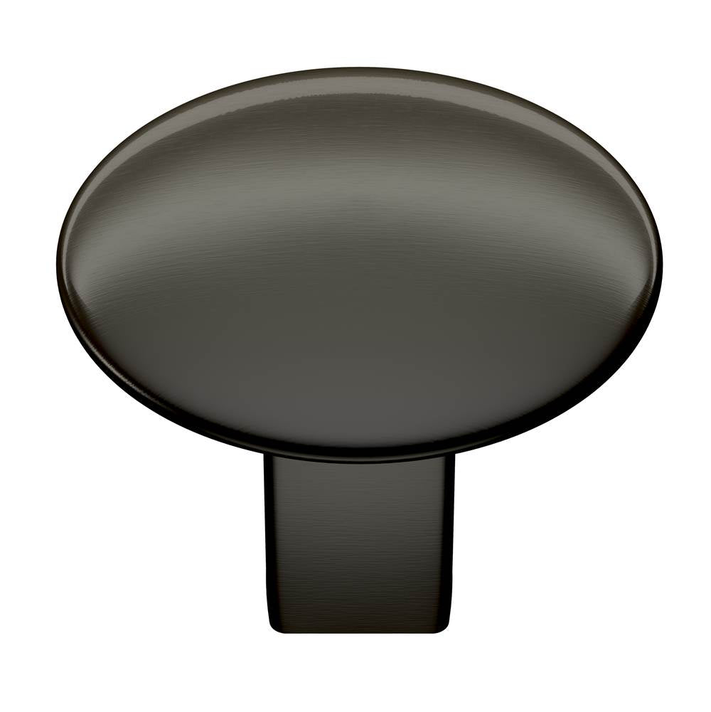 Amerock - Riva 1-1/4 in (32 mm) Diameter Graphite Cabinet Knob - Graphite