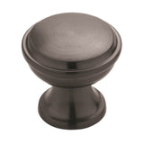 Amerock - Westerly 1-3/16 in (30 mm) Diameter Graphite Cabinet Knob - Graphite