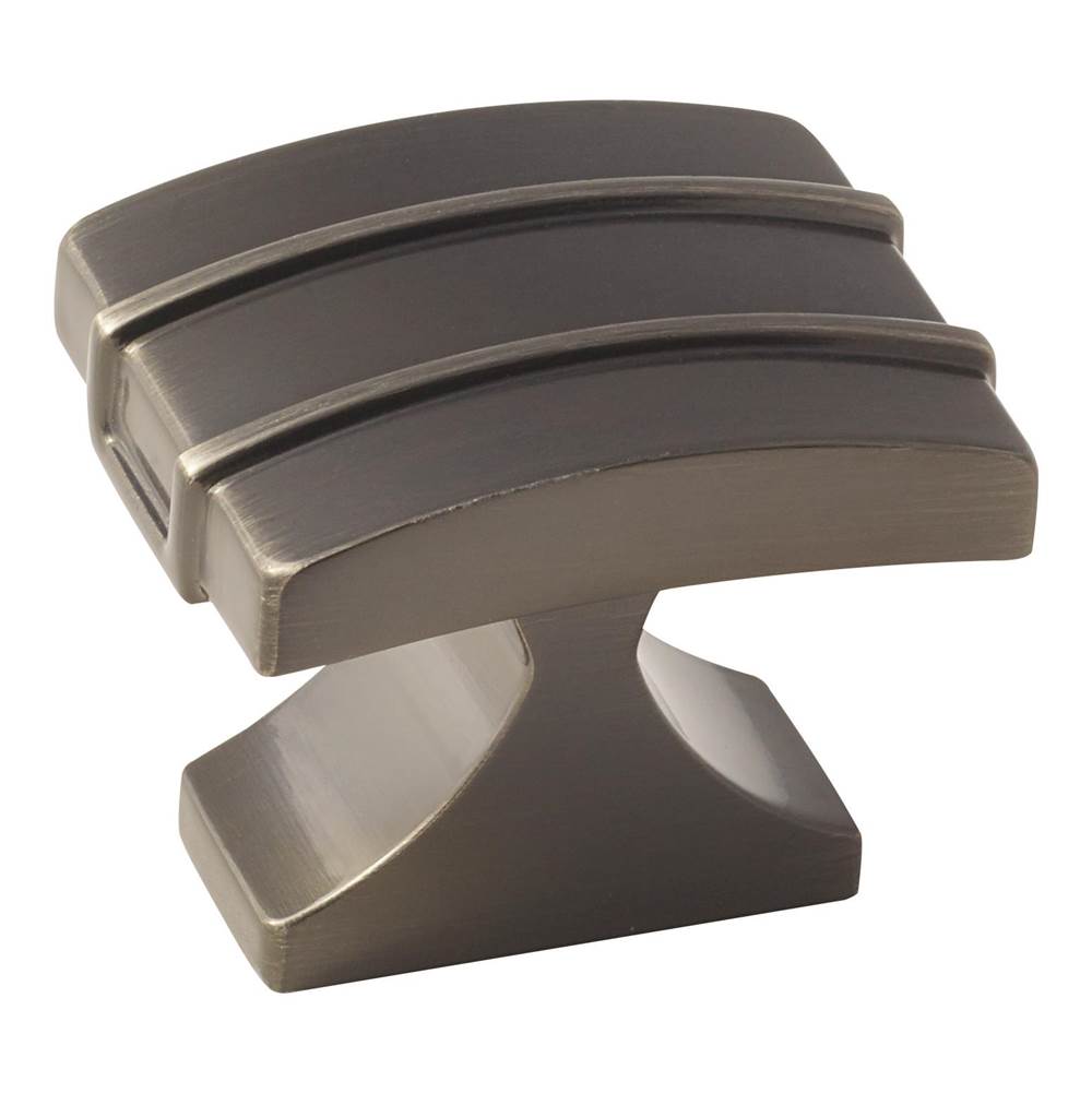 Amerock - Davenport 1-1/2 in (38 mm) Length Gunmetal Cabinet Knob - Gunmetal