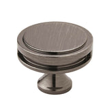 Amerock - Oberon 1-3/4 in (44 mm) Diameter Gunmetal Cabinet Knob - Gunmetal