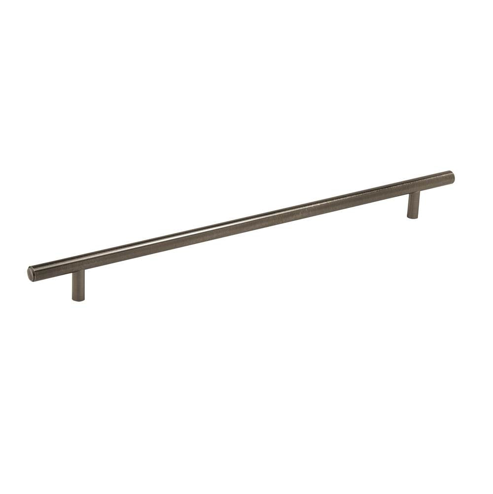 Amerock - Bar Pulls 12-5/8 in (320 mm) Center-to-Center Gunmetal Cabinet Pull - Gunmetal