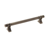 Amerock - Davenport 6-5/16 in (160 mm) Center-to-Center Gunmetal Cabinet Pull - Gunmetal